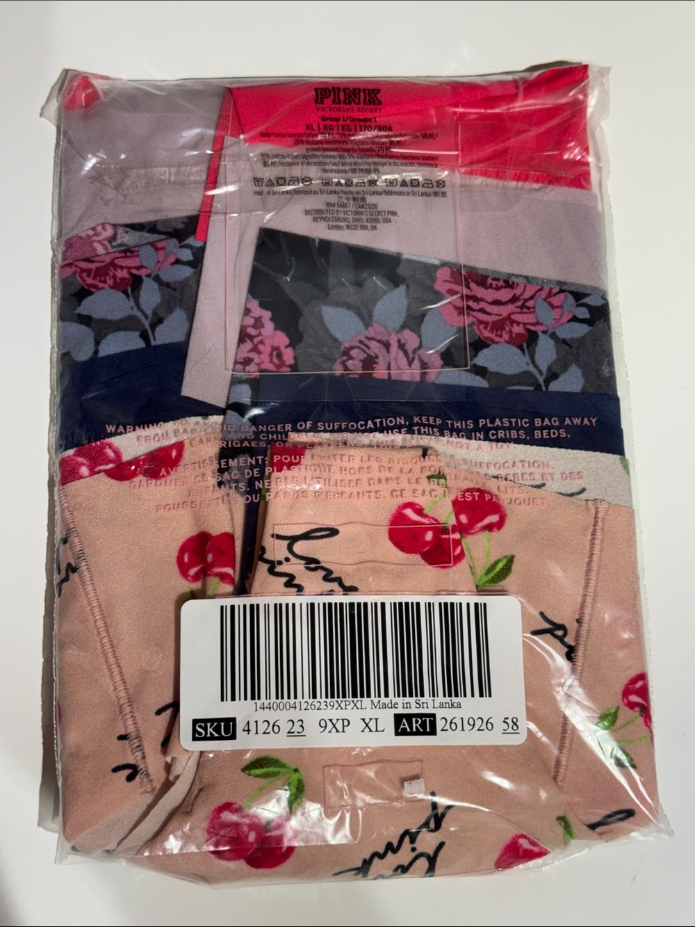 PINK Victorias Secret No Show Seamless Thongs - XL (6) - Picture 3 of 3
